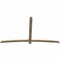 Ekena Millwork Bellingham Rough Sawn Timber Gable Bracket, Douglas Fir, 96"W x 56"H x 2"D x 4"F, 14/12 Pitch GBW096X56X0204BEL00RDF - alternate 4